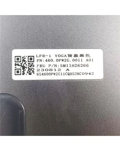 Top LCD back cover 5M11H26266 460.0PW2G.0011 for Lenovo ThinkPad L13 Yoga Gen 3 (21B5 21B6 21BB 21BC) - Bismatic.com