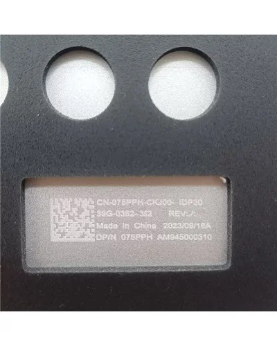 Top LCD back cover 075PPH AM945000310 for Dell XPS 13 9340 9345 9350 - Bismatic.com