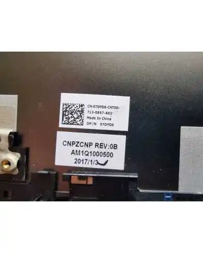 Top LCD back cover 07DYD6 AM1Q1000500 for Dell Vostro 5468 - Bismatic.com