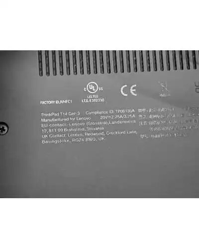 Bottom base cover 5CB0Z69542 for Lenovo ThinkPad T14 Gen 3 - Bismatic.com