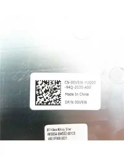 Scocca inferior 00V9J6 460.0F909.0021 per Dell Inspiron 5481 5482 - Bismatic.com