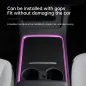 Bande LED d'ambiance pour console centrale Tesla Model Y/3 (2021-2023)