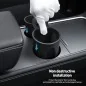 Tesla Model 3/Y (2021-2023) original invisible silicone central console cup holder with cup limiter Tesla Model 3/Y (2021-2023) original invisible silicone central console cup holder with cup limiter