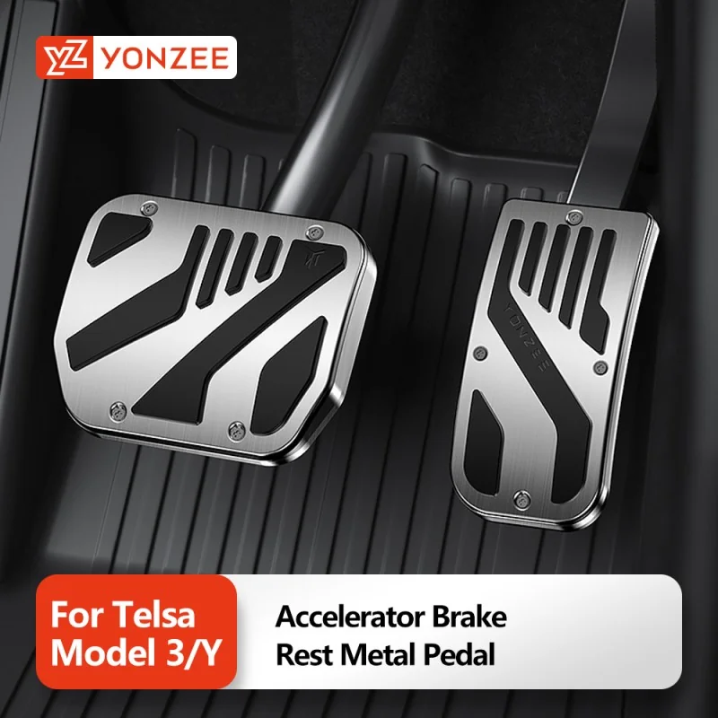 Alloy Brake and Accelerator Pedals for Tesla Model Y / 3 (2021-2023)