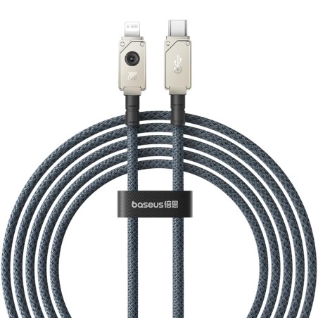 Baseus Premium Unbreakable Series Fast Charging Data Cable Type-C to Lightning for iPhone 11, 12, 13, 14, 15 Series - 20W P10355803111-00