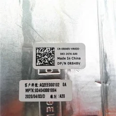 Rückseitiges Bildschirmgehäuse 0R848V AQ2EE000102 für Dell Latitude 7400 E7400 - Bismatic.com