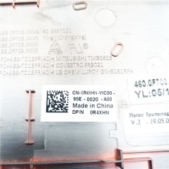 Carcasa base inferior 0R4XHN 460.0F703.0001 para Dell Inspiron 5480 5485 5488 - Bismatic.com