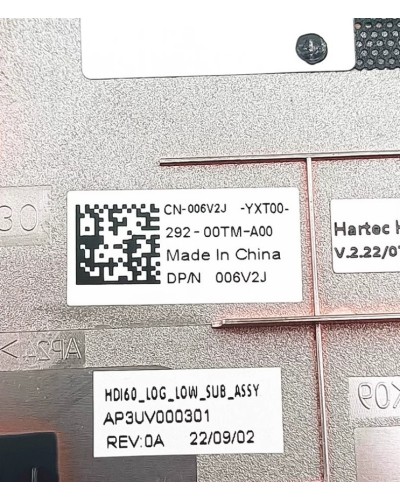 Scocca inferior 006V2J AP3UV000301 per Dell G16 7620 7625 - Bismatic.com
