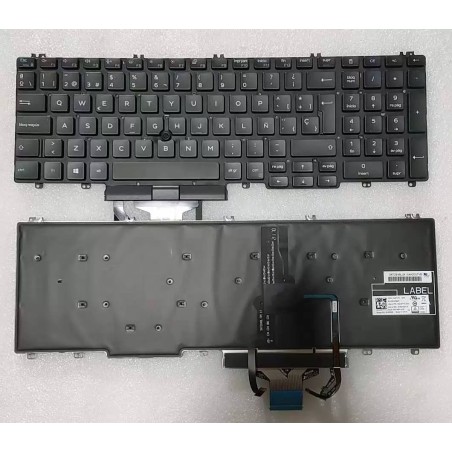 Clavier Version SP 0XPYPV PK132VX3B21 pour Dell Precision 3500 3501 3540 3541 Latitude 5500 5501 5510 5511