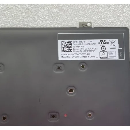 Clavier Version SP 068J48 PK132UW3C21 SN4290BL SG-A2520-2EA pour Dell Latitude 7310