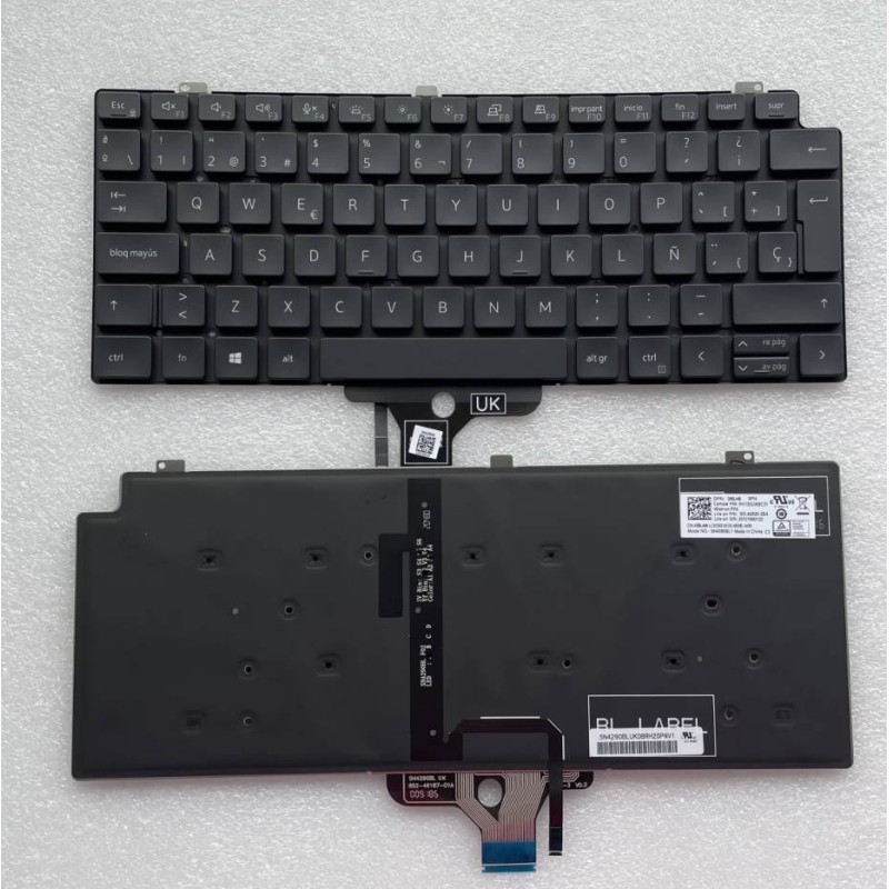 SP version keyboard 068J48 PK132UW3C21 SN4290BL SG-A2520-2EA for Dell Latitude 7310