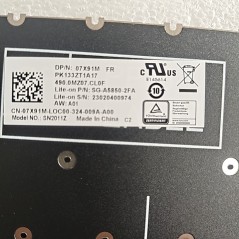 Teclado Versión FR 07X91M PK133ZT1A17 SG-A5850-2FA para Dell Latitude 3510 3511 3515 3520 3525