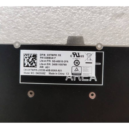 FR version keyboard 0XTWPR PK1338B3A17 SG-A5010-2FA for Dell Latitude 3120