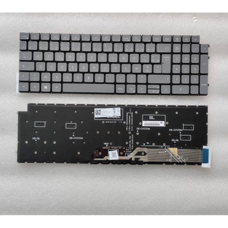 FR version keyboard 02H1PJ SN2011B1Z SG-A5890-2FA for Dell Inspiron 5510 5515 5518
