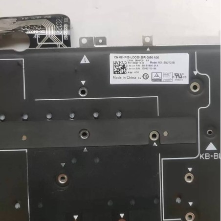 Teclado Versión FR 08HP05 PK133Q71A17 SN2122B SG-B1600-2FA para Dell XPS 13 Plus 9315