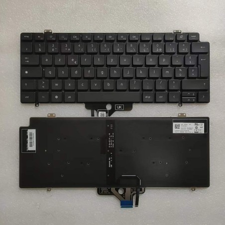 Clavier Version FR 08H0K0 PK132VN3B17 SG-A2560-2FA SN4294BL pour Dell Latitude 7410