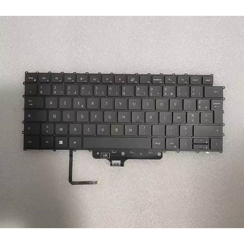 Teclado Versión FR 0KT7YR SG-B4900-2FA SN2B60B20 para Dell Latitude 7330
