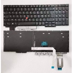 Clavier Version FR V185820DK1 SN20U64355-01 pour Lenovo ThinkPad E15