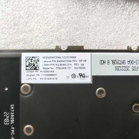 FR version keyboard SN20W73344 PK132RC1A19 SG-95480-2FA for Lenovo Flex 5G 14