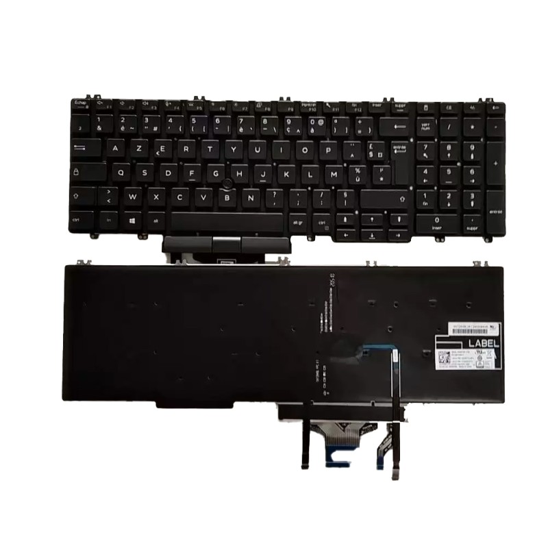 Clavier Version FR 0WMCDP PK132VX3B17 SG-97710-2FA SN2004B pour Dell Precision 3540 3541