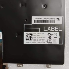 Teclado Versión FR 0WMCDP PK132VX3B17 SG-97710-2FA SN2004B para Dell Precision 3540 3541