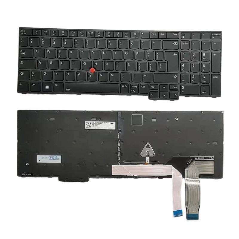 Italian version keyboard SN21D93404 5N21D93702 for Lenovo ThinkPad L15 Gen 3, P16s Gen 1