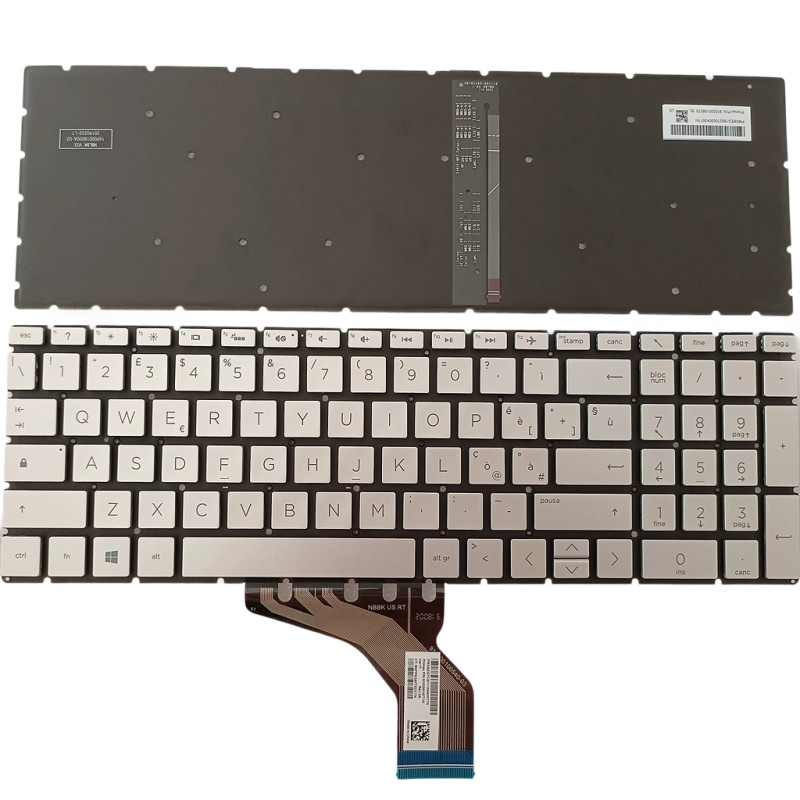 Italian version keyboard 910300197710 for HP 15-DA 15-DB 15-DX