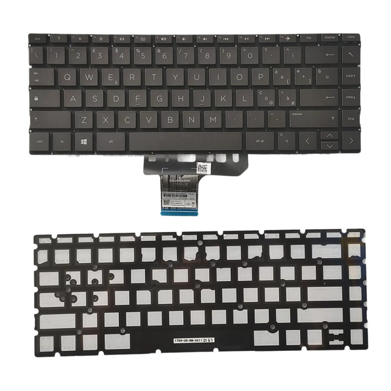 Italian version keyboard L48502-061 for HP 13-AH 13M-AG