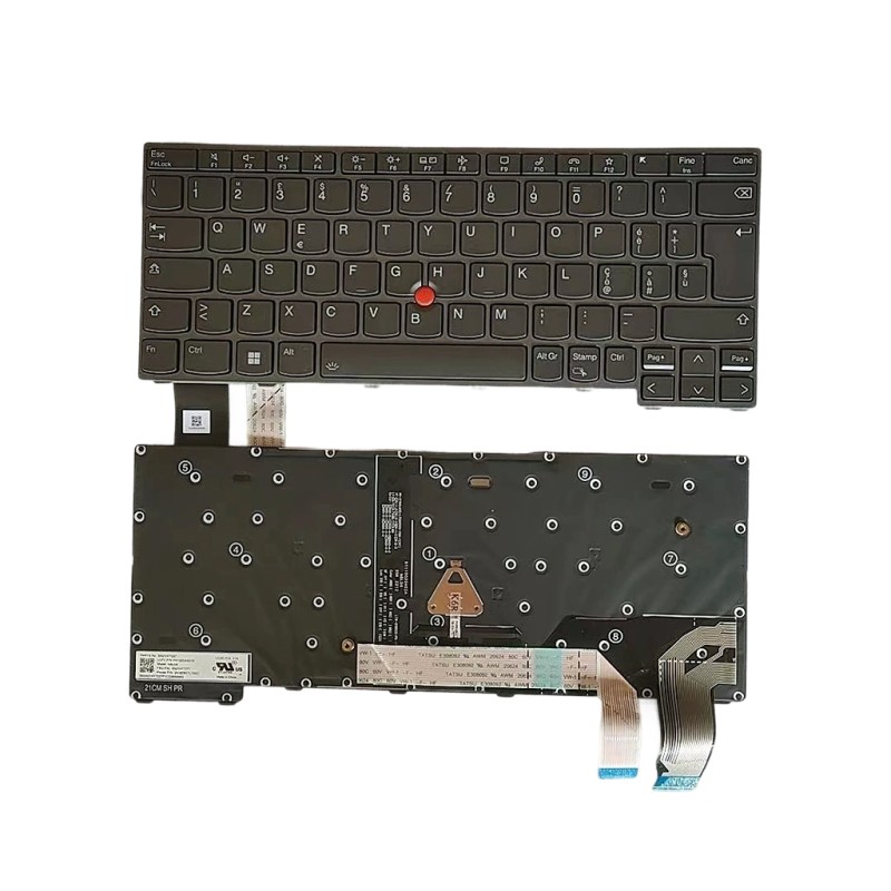 Italian version keyboard 5N21H77277 for Lenovo ThinkPad X13 Gen 3