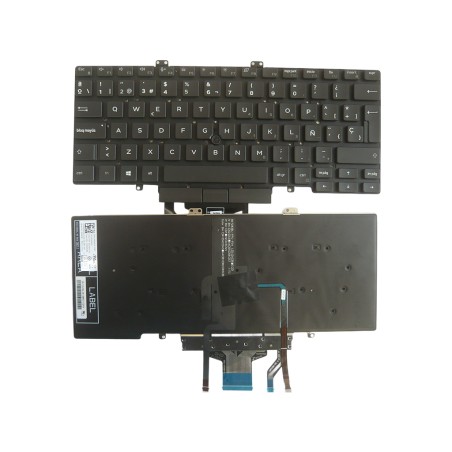 Clavier version espagnole 0MPWCW PK132VW3D23 pour Dell Latitude 5400 5401 5410 5411