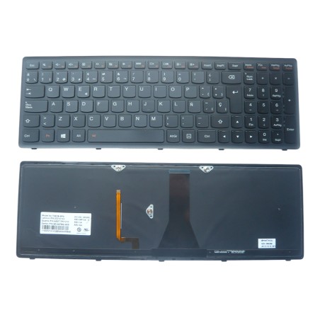Spanish version keyboard 25214143 NSK-BMGBQ for Lenovo IdeaPad Flex 15