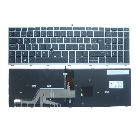 Clavier version espagnole L00741-071 pour HP ProBook 450 G5 650 G4