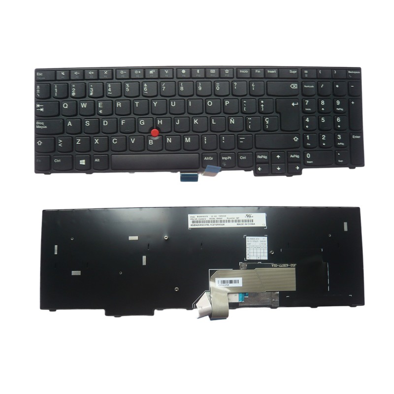 Spanish version keyboard SN20K93378 01AX210 for Lenovo Thinkpad E570 E570C E575