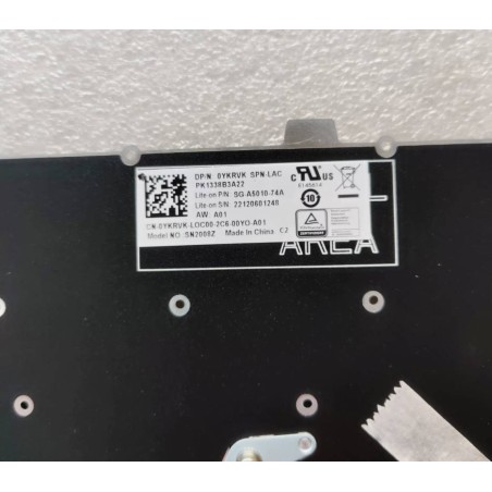 Spanish LA version keyboard 0YKRVK PK1338B3A22 SG-A5010-74A for Dell Latitude 3120